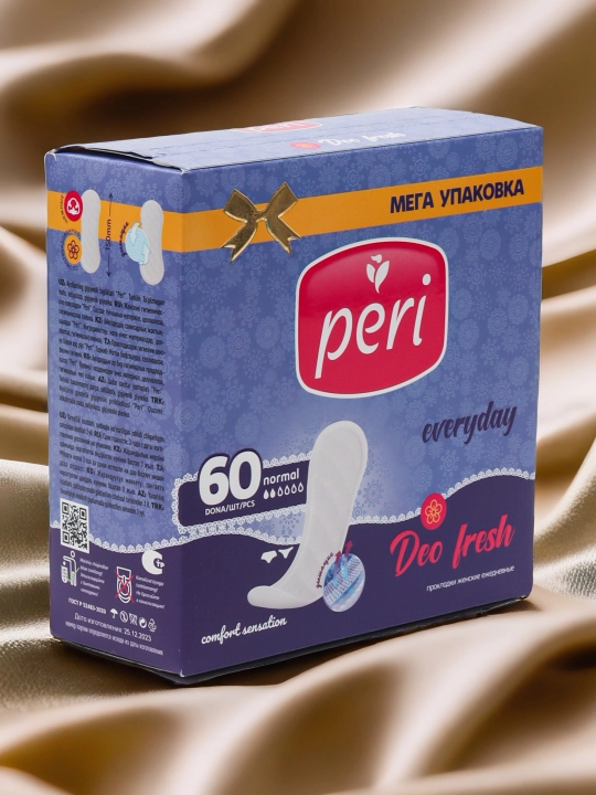 Ayollar kundalik prokladkalar Peri Deo, 60 dona