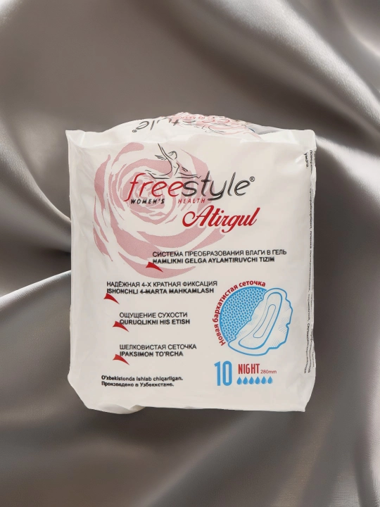 Ayollar prokladkalari Free Style Atirgul night, jgp №10