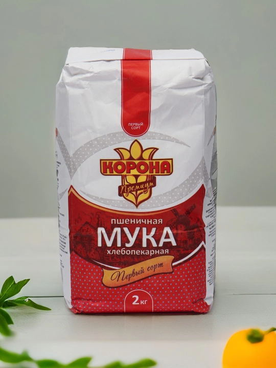Мука "Корона", первый сорт, 2 кг