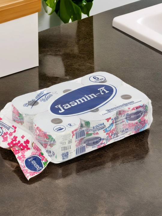 Туалетная бумага Jasmin-A, 6 шт