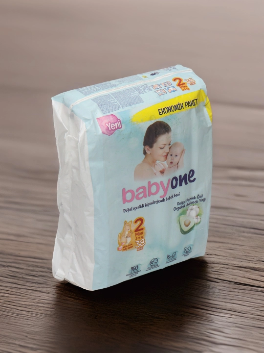 Детские подгузники Babyone Mini Eco, 38 * 2