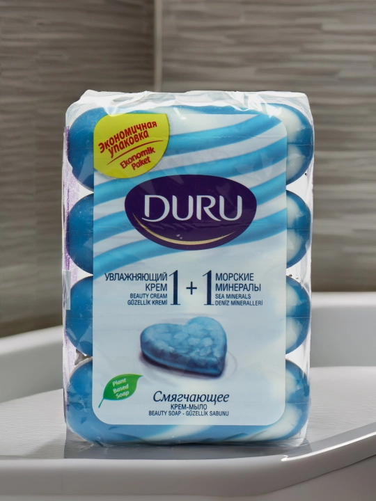 Xushbo'ylangan sovun Duru Soft Sens Sea Minerals, 4 * 80 g