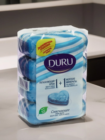 Xushbo'ylangan sovun Duru Soft Sens Sea Minerals, 4 * 80 g