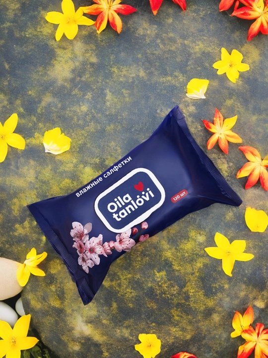 Влажные салфетки Oila tanlovi, Delight, 120 шт