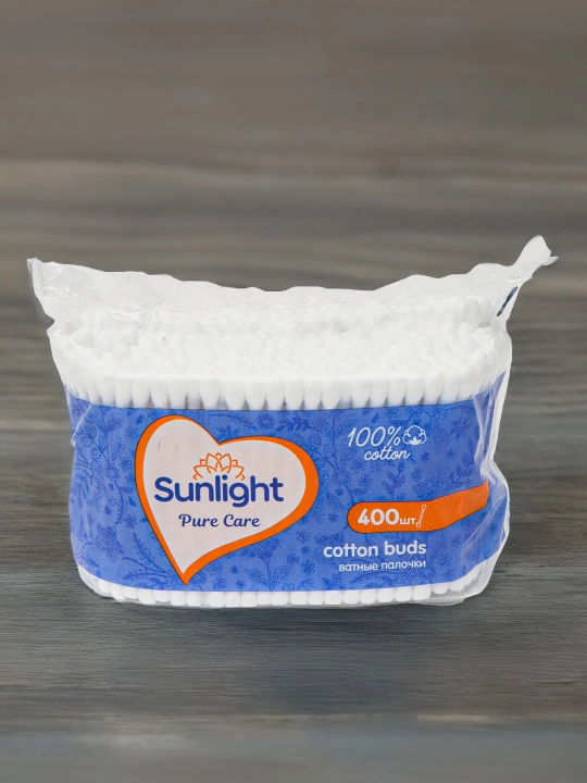Ватные палочки Sunlight, 400 шт