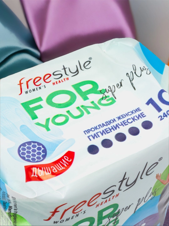 Free Style For Young Super Plus gigienik prokladkalar, 10 dona