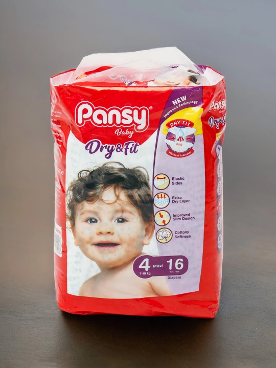 Детские подгузники Pansy, 4 Maxi, 16 шт