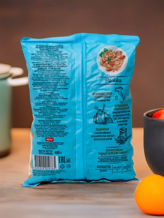 Makaron Bottega del Sole, shoxсhalar, 400 g