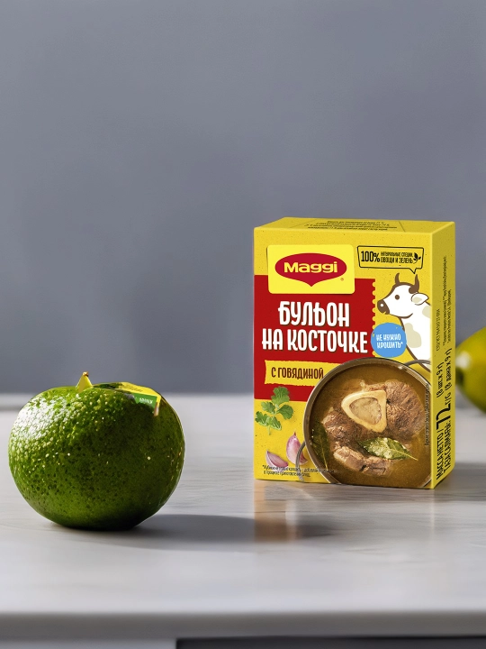 Bulyon kublari Maggi, suyakdagi mol go'shti bilan, 72 g