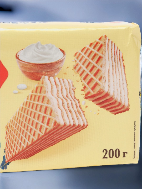 Vaflilar Yashkino, slivkali, 200 g