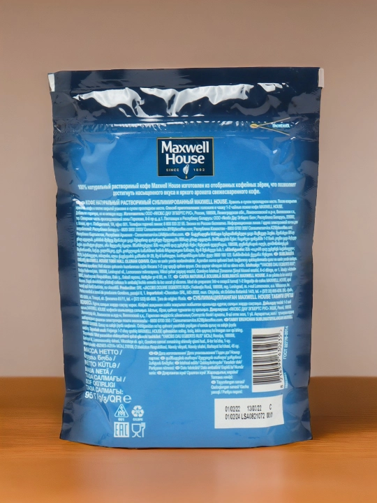 Кофе растворимый Maxwell House, 95 г