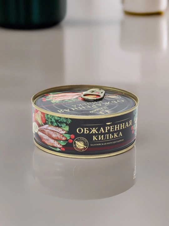 Обжаренная килька За Родину в томатном соусе, 240 г