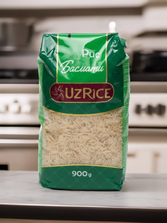 Guruch Basmati yuqori sinf, UzRice, 900 gr