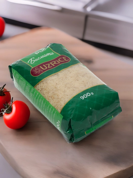 Guruch Basmati yuqori sinf, UzRice, 900 gr