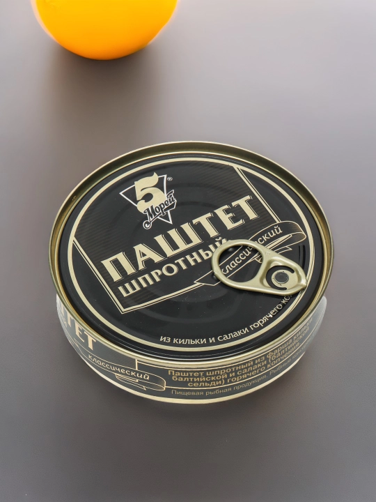 Shprotli pashtet 5 Morey, 170 g