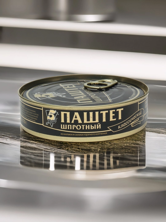 Shprotli pashtet 5 Morey, 170 g