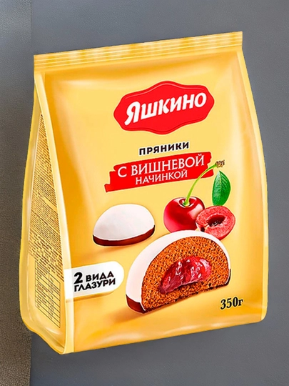 Pryaniklar Yashkino, olcha bilan to'ldirilgan, 350 g