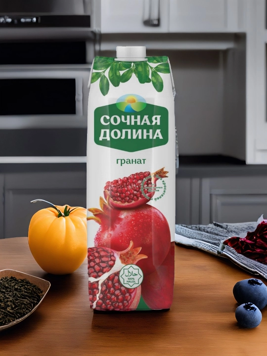 Сок Сочная Долина гранат, 1 л