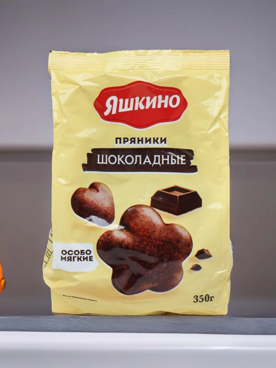 Пряники Яшкино, шоколадные, 350 г