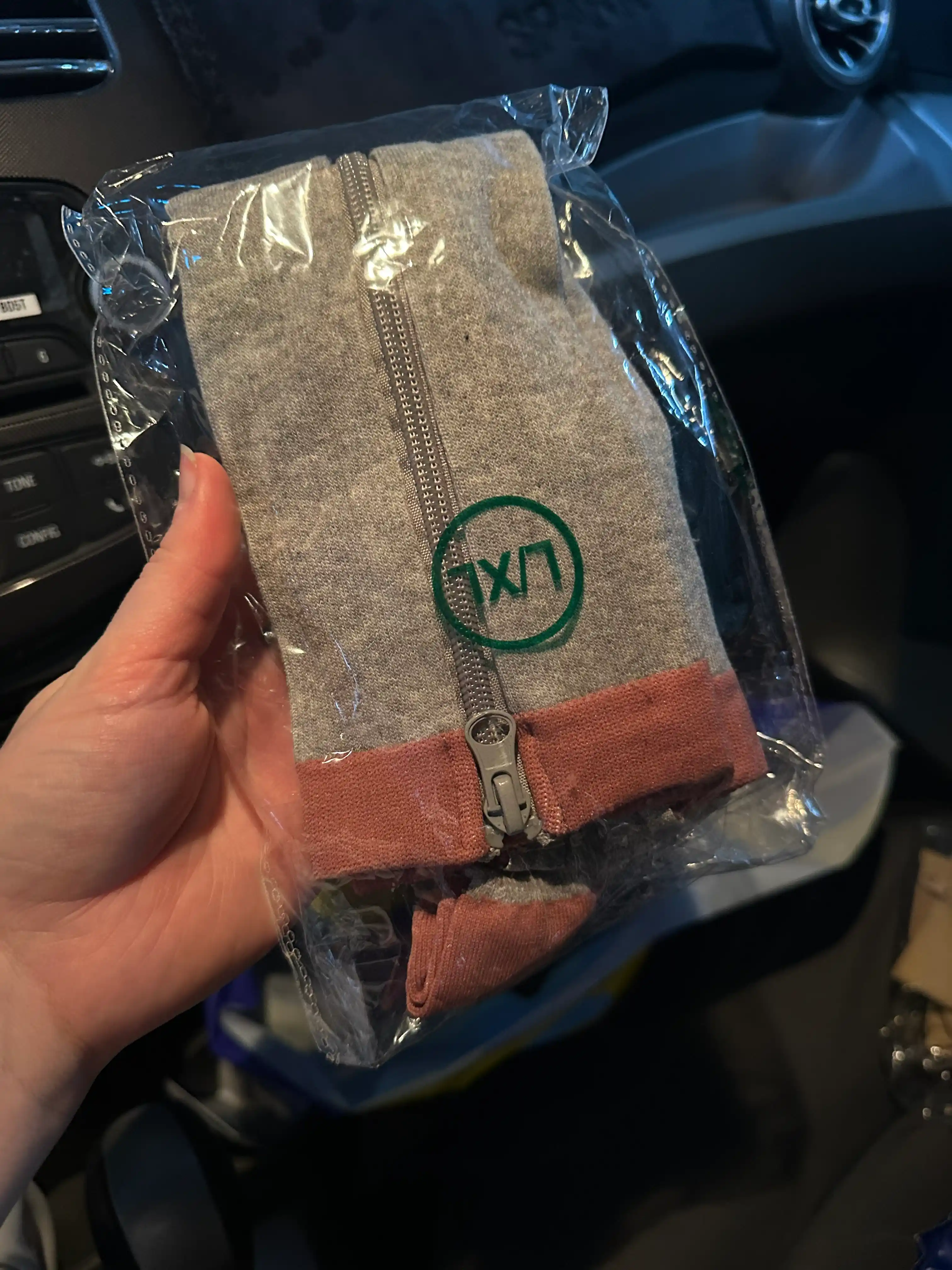 Компрессионные антиварикозные гольфы Zip Sox, чулкис нано покрытием на молнии, 2 шт
