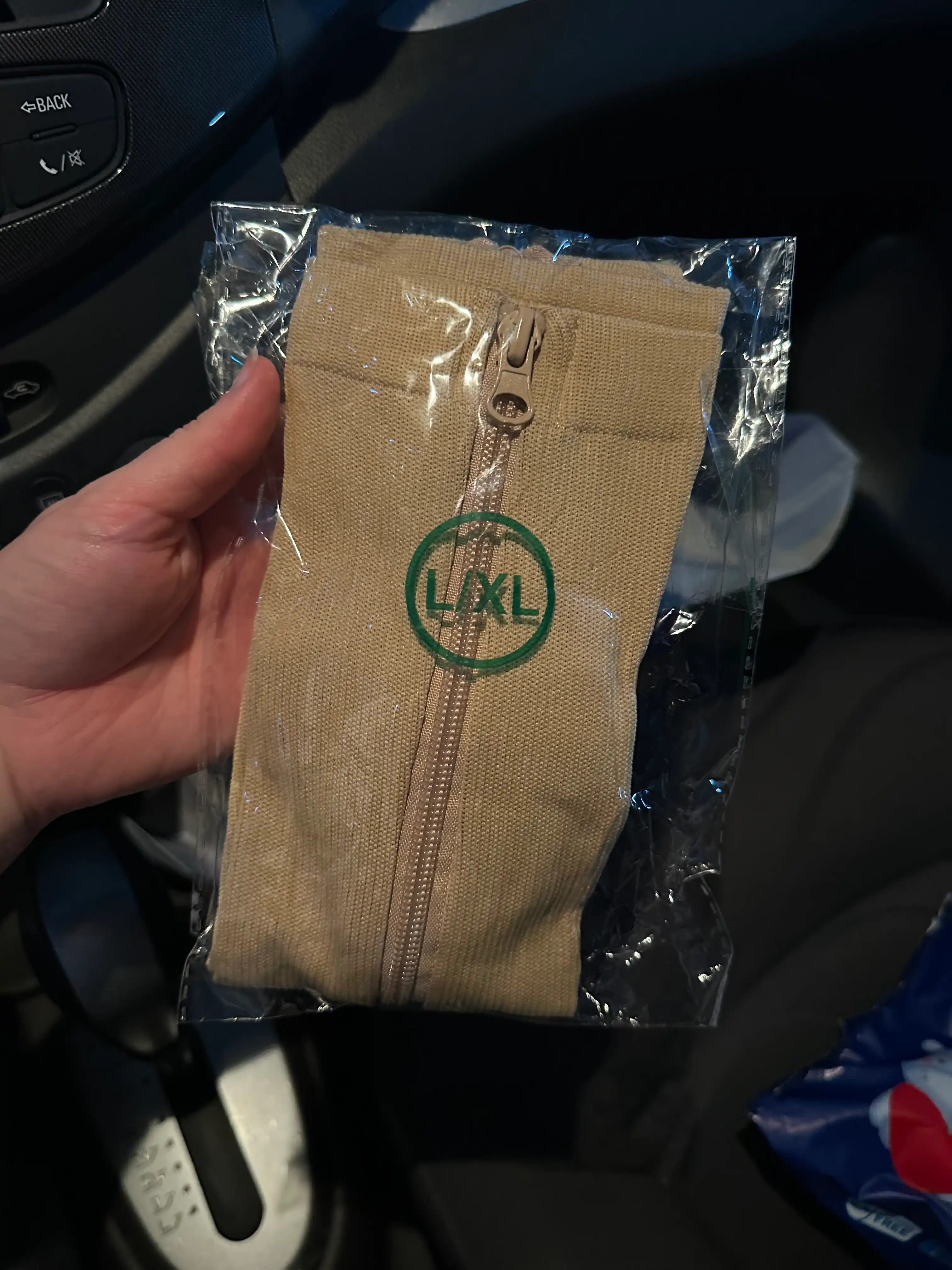 Компрессионные антиварикозные гольфы Zip Sox, чулкис нано покрытием на молнии, 2 шт