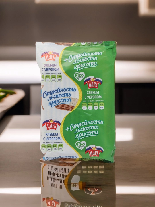 Хлебцы с укропом Царь, 90 г