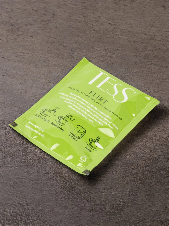 Ko'k choy Tess Flirt green, 1.5 g, 25 dona