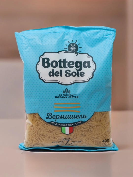 Makaron mahsuloti Bottega del Sole, vermishel, 400 g