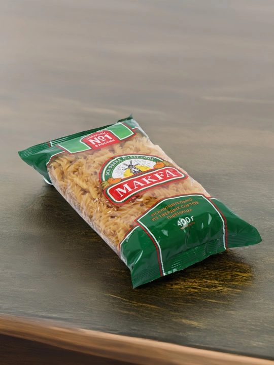 Makaron mahsuloti Makfa, spirallar, 400 g