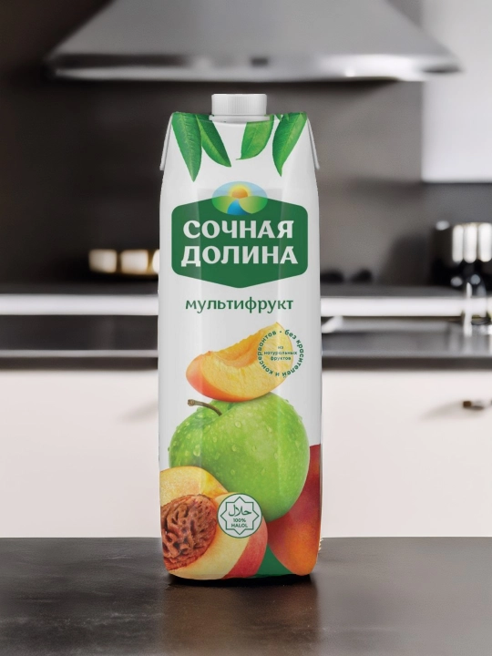 Сок Сочная Долина мультифрукт, 1 л