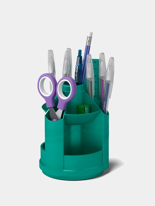 To'plam stol uchun aylanuvchi ErichKrause Mini Desk, Ice Metallic, 4 rangdan 55629
