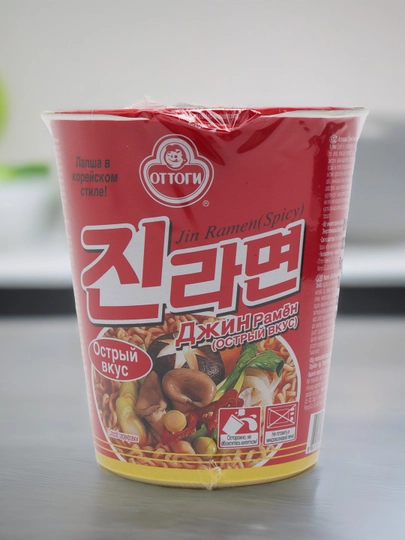 Лапша быстрого приготовления Jin Ramen с острым вкусом, 65 г