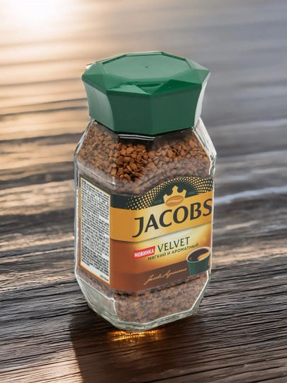 Кофе Jacobs Velvet, натуральный, растворимый, 95 гр