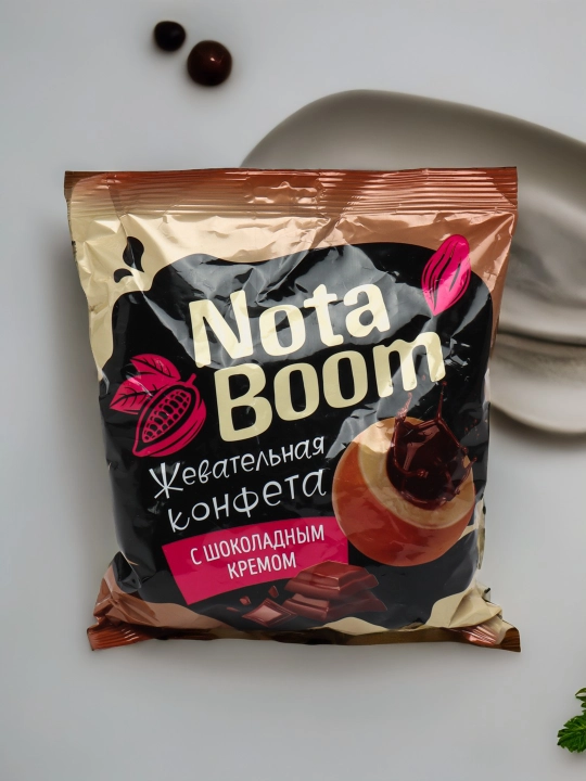 Saqichli konfeta Nota Boom shokoladli krem bilan, 500 g