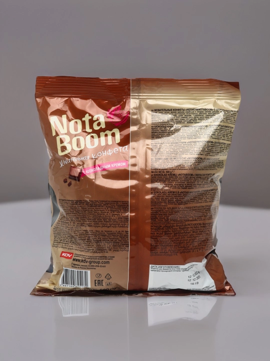Saqichli konfeta Nota Boom shokoladli krem bilan, 500 g