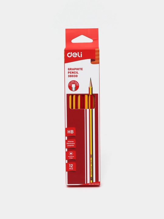 Qora qalamlar to'plami, Deli qutida, 12 dona