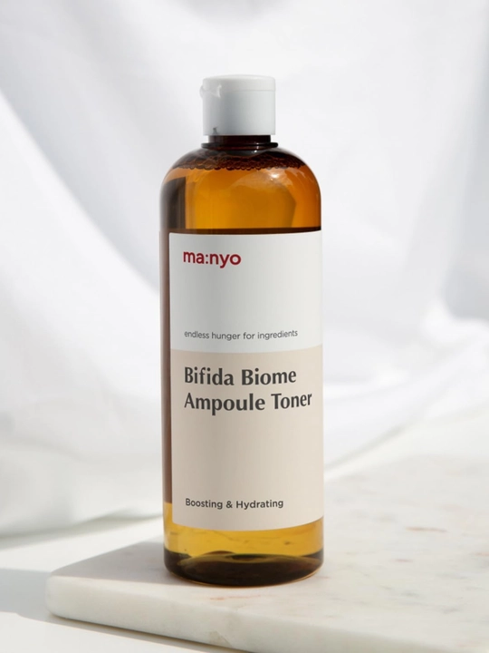 Ампульный тоник для увлажнения кожи и против морщин Manyo Bifida Ampoule Toner, 400 мл - 