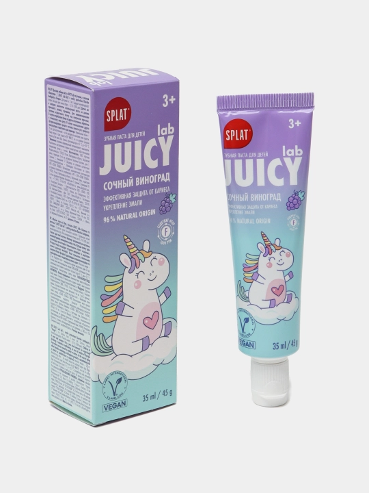 "Sochniy vinograd" tish pastasi, Splat Juicy, 45 gr, 3+ yosh