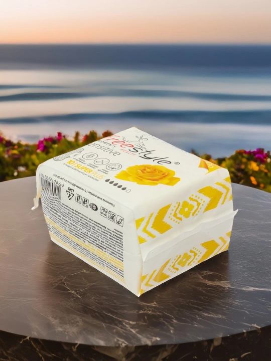 Ayollar gigiyenik prokladkalari Free Style Sensitive super, 10 dona