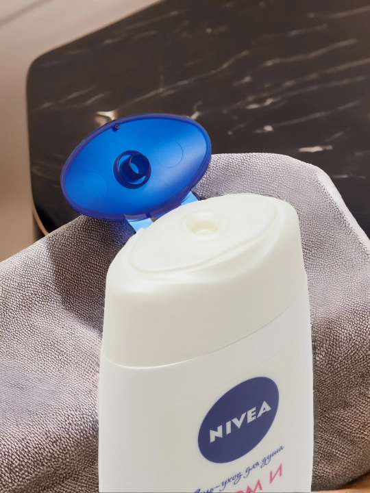 Крем-гель для душа Nivea, крем и роза, 250 мл