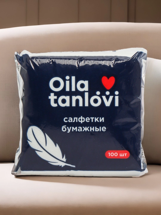 Qog'oz salfetkalar Oila tanlovi, 100 dona