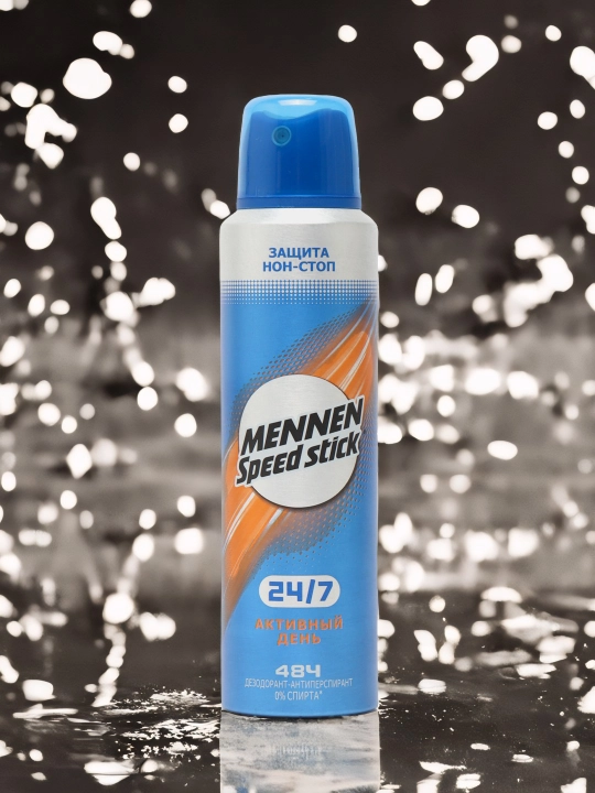 Дезодорант-антиперспирант Mennen Speed Stick 24/7, аэрозольный, 150 мл