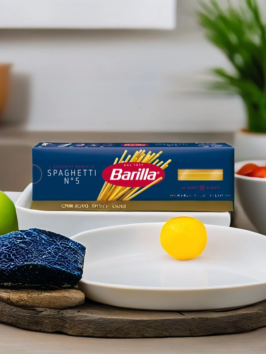 Makaron Barilla Spaghetti n.5, qattiq bug'doy, 450 g