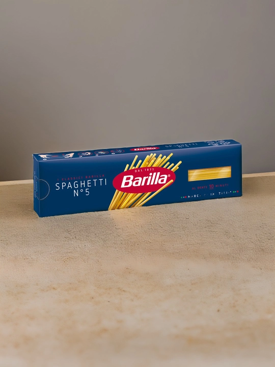 Makaron Barilla Spaghetti n.5, qattiq bug'doy, 450 g
