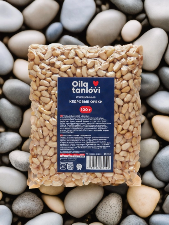 Кедровые орехи Oila tanlovi, очищенные, 100 г