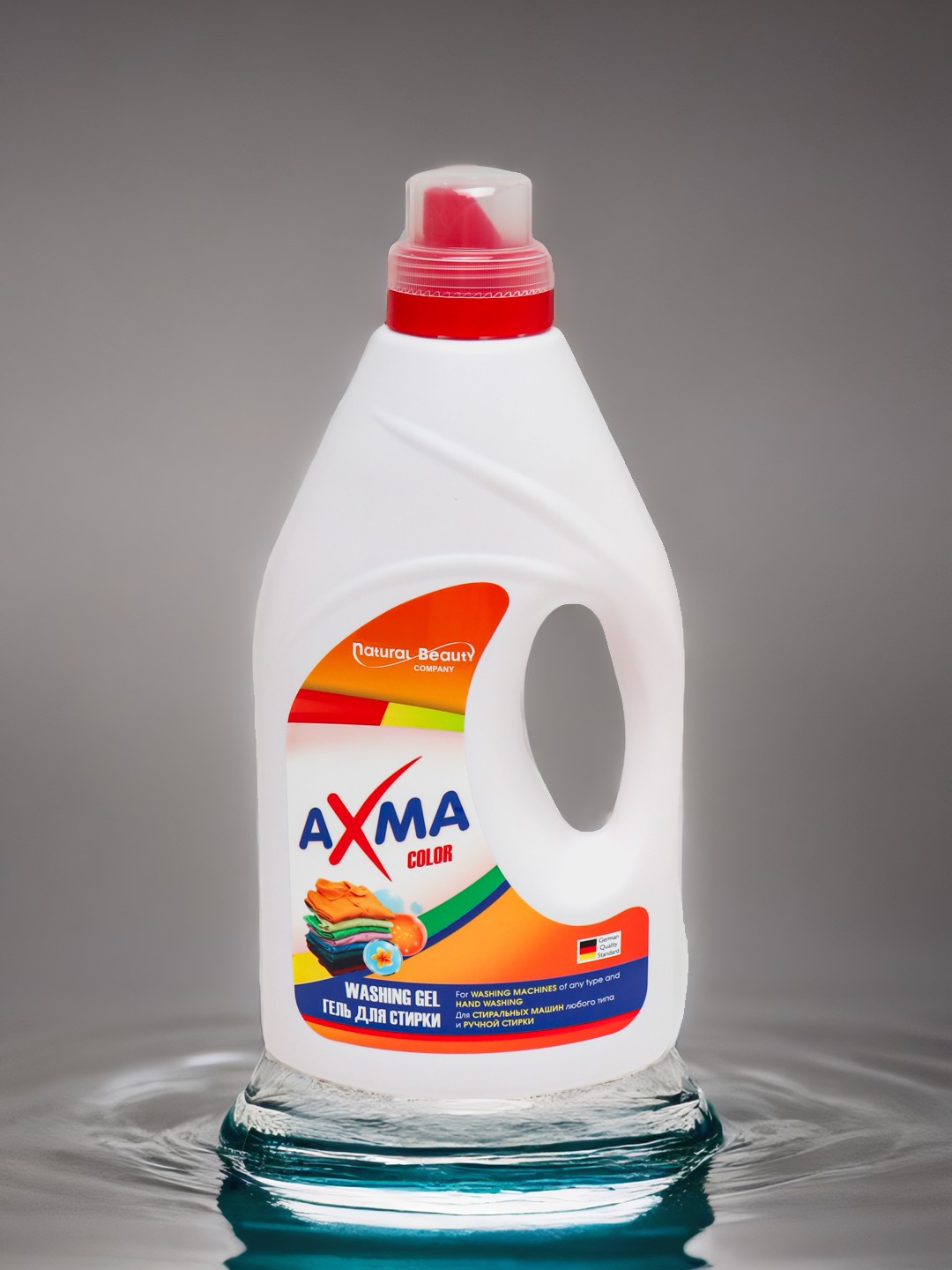 Kir yuvish geli AXMA, rangli kirlar uchun, 2 litr