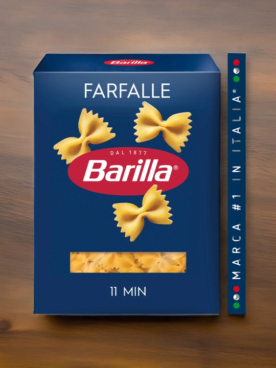 Makaron Barilla Farfalle n.65 qattiq bug'doy, 400 g