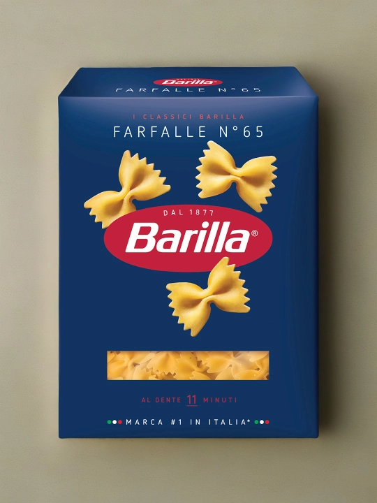 Makaron Barilla Farfalle n.65 qattiq bug'doy, 400 g