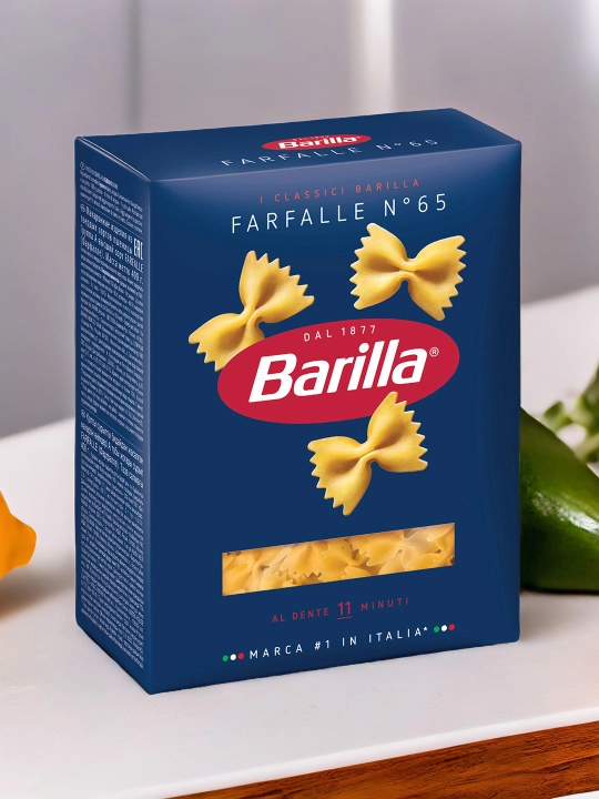 Makaron Barilla Farfalle n.65 qattiq bug'doy, 400 g