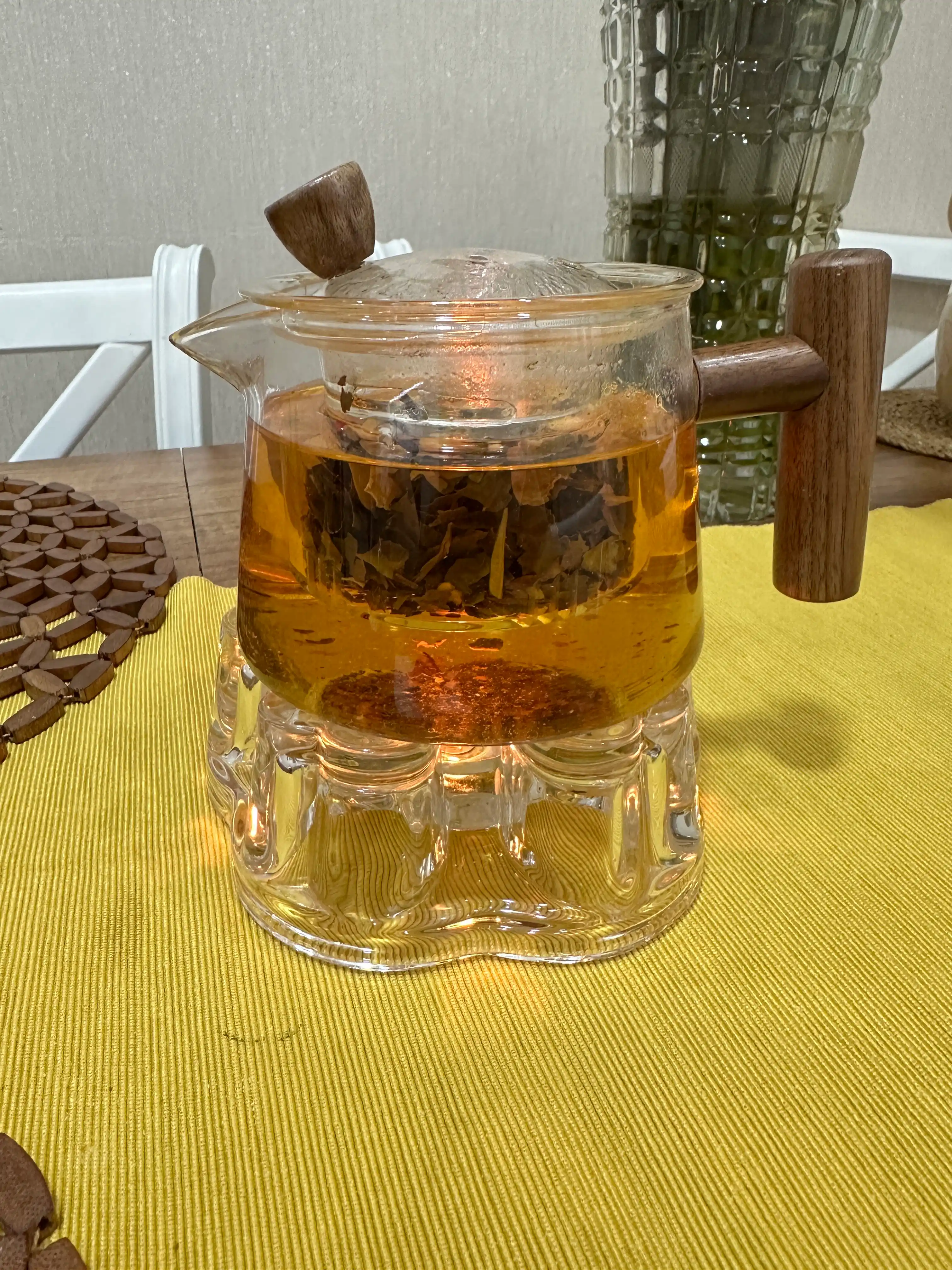 Стеклянный чайник